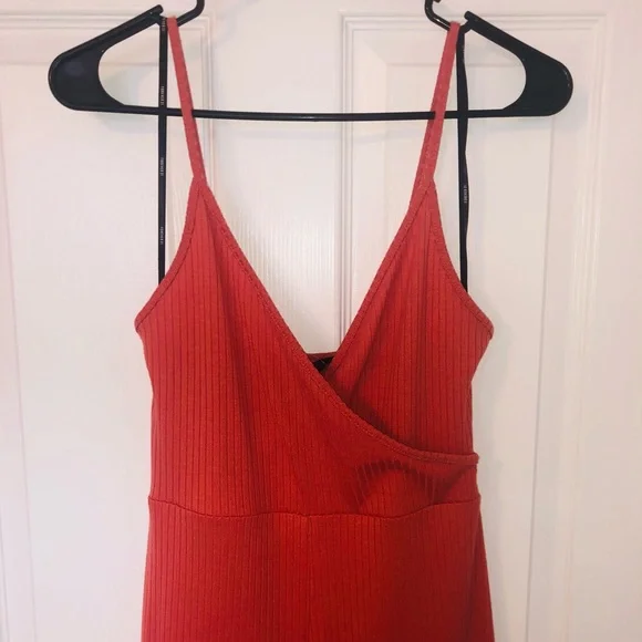 Orange Forever 21 romper - Picture 1 of 4